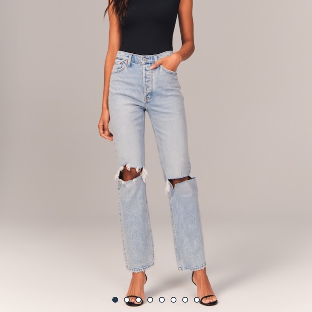 High Rise Dad Jeans